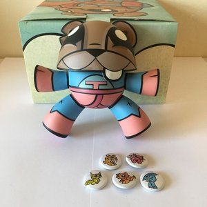 SDCC Kidrobot Joe Ledbetter SUPER TEETER 2007 JLED Vinyl Art Toy LE 500 + BONUS